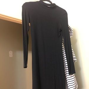 Black long sleeve dress